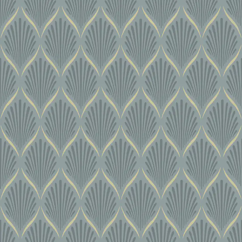 Tapet Duro Lilly Blå 68103