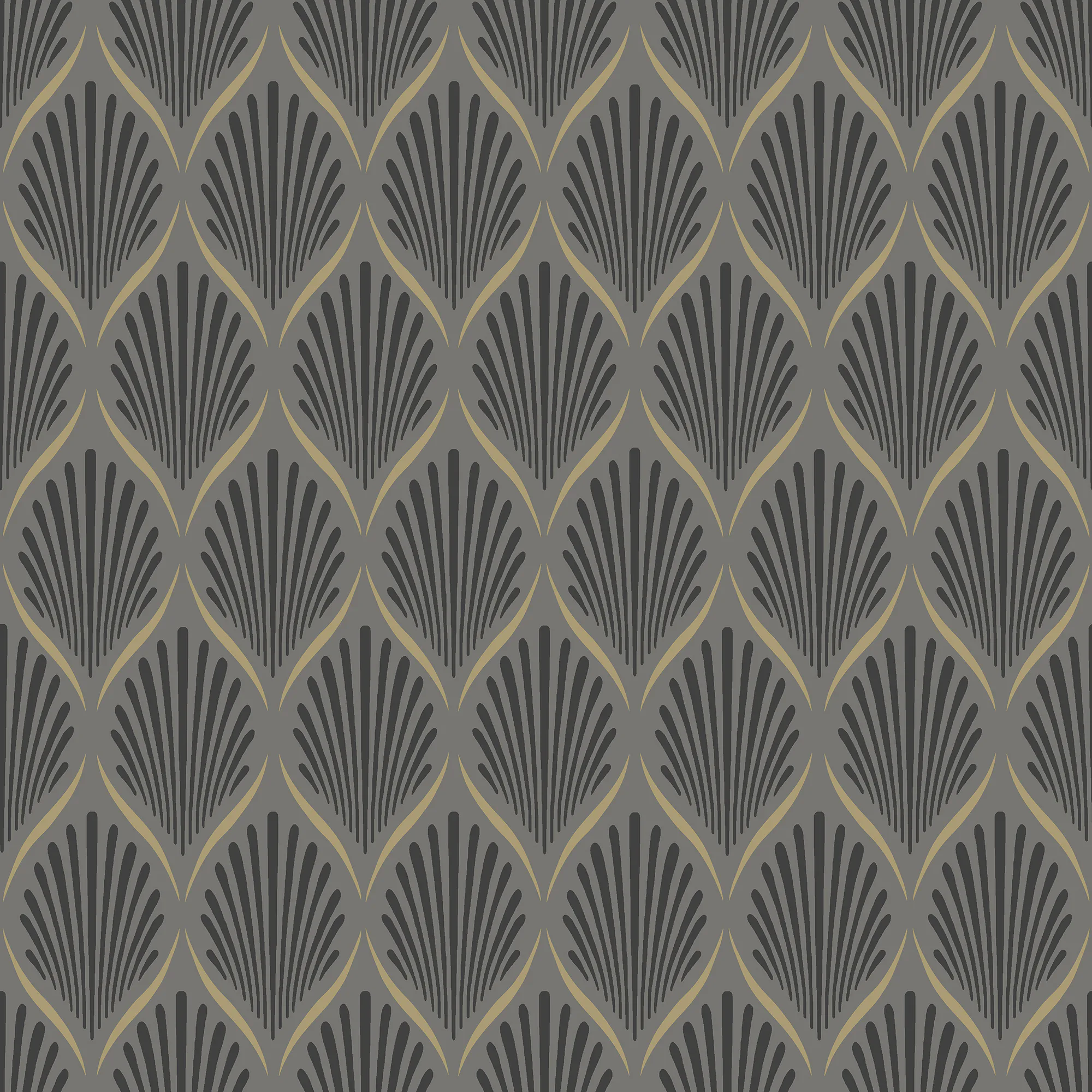 Tapet Duro Lilly Grå 68104