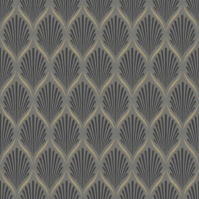 Tapet Duro Lilly Grå 68104