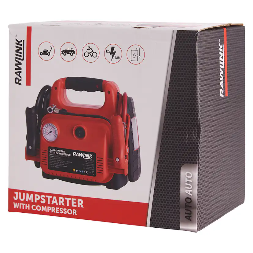 Energistation Med Kompressor Rawlink 12V 7A