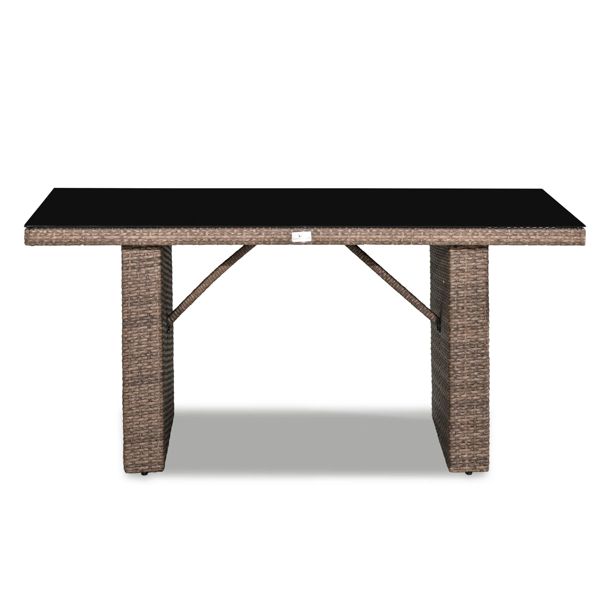 Utebord Comfort Garden James Glasskiva 85x145 cm Utomhus