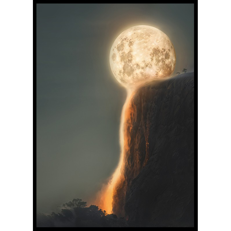 Poster Gallerix Melting Moon