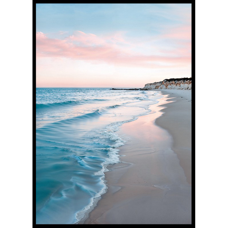 Poster Gallerix Ocean In Pink And Blue