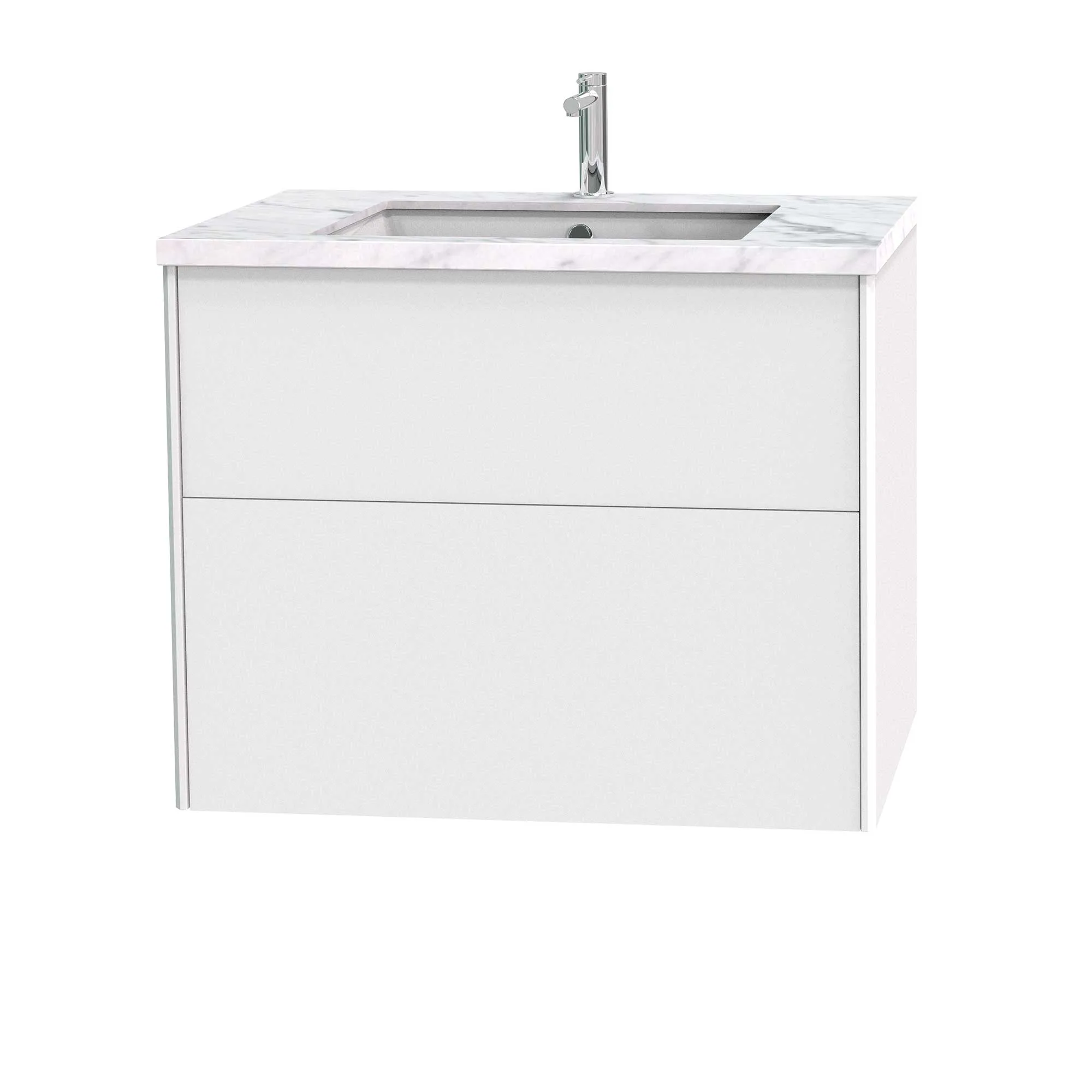 Tvättställsskåp Miller Badrum Brooklyn 80 med Lådor för Bänkskiva