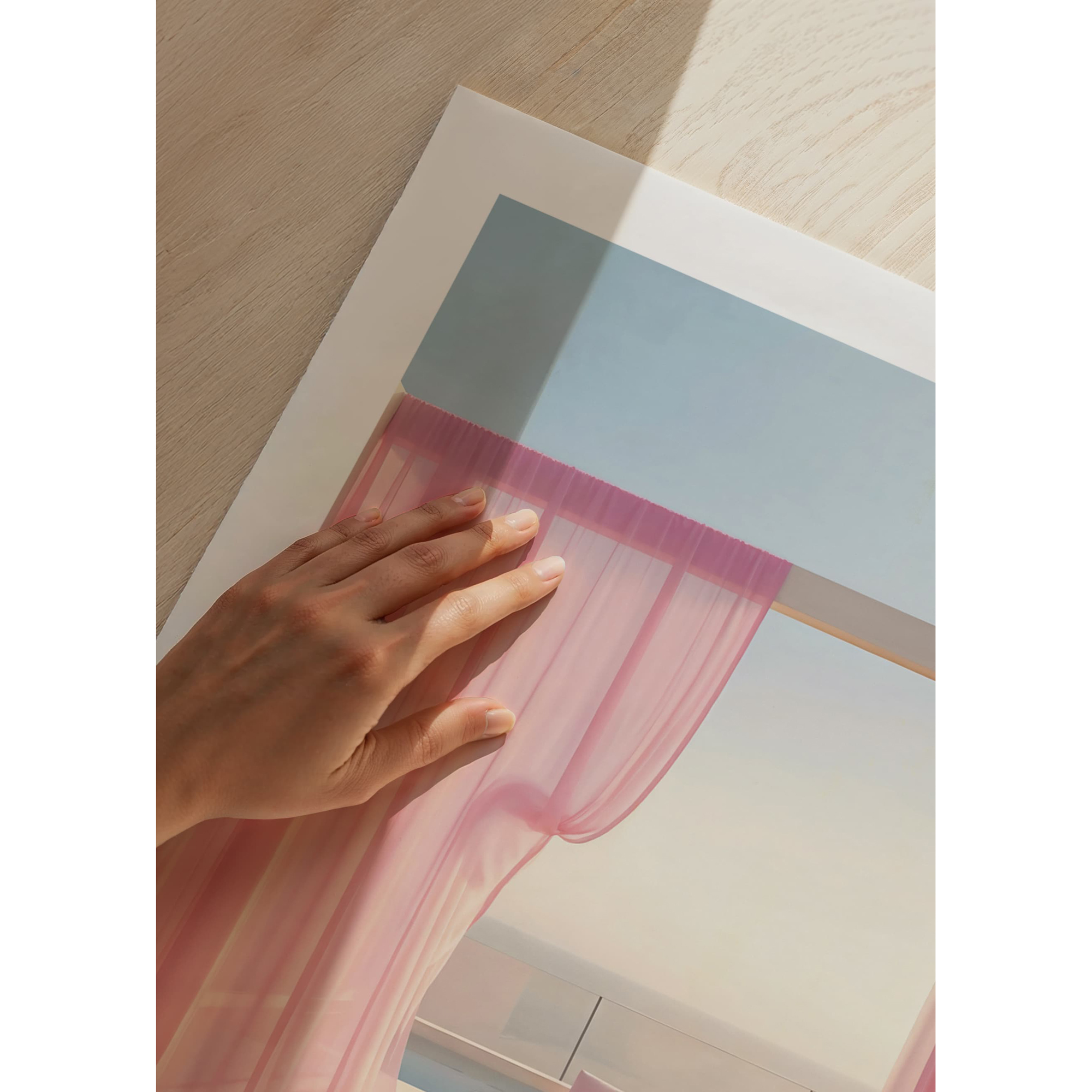 Poster Gallerix Daybed In Pink