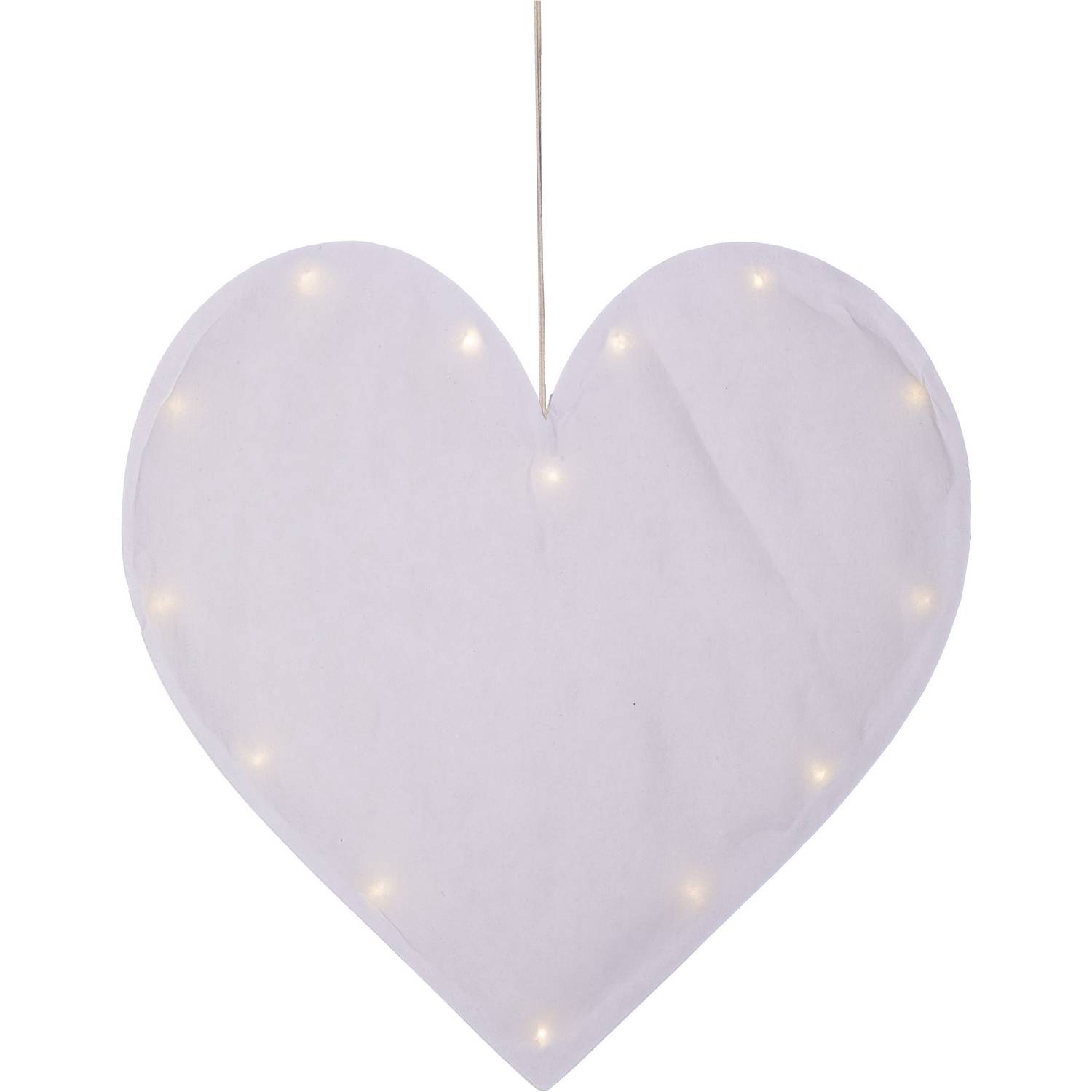 Hängande Dekoration Star Trading Milla Hjärta med LED