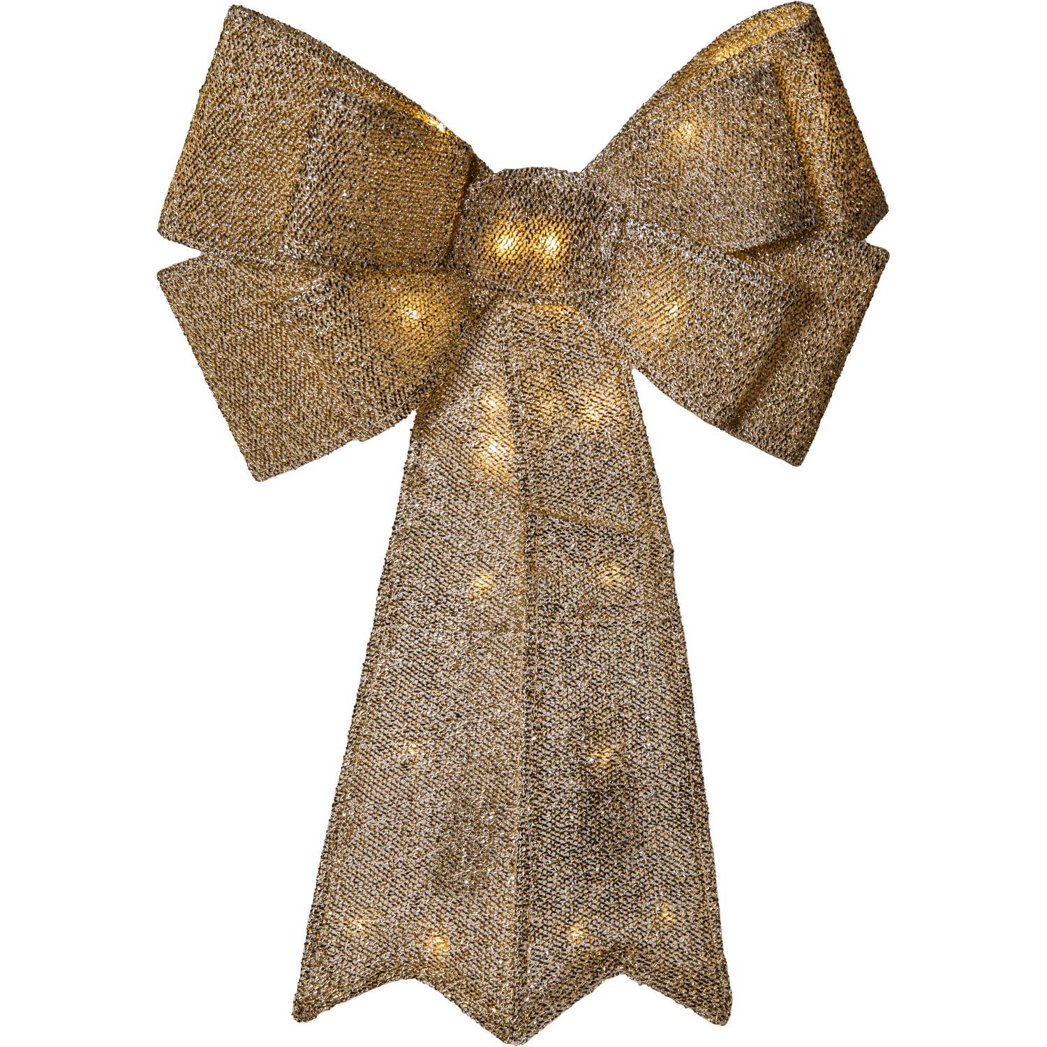 Hängande Dekoration Star Trading Lotta Rosett med LED