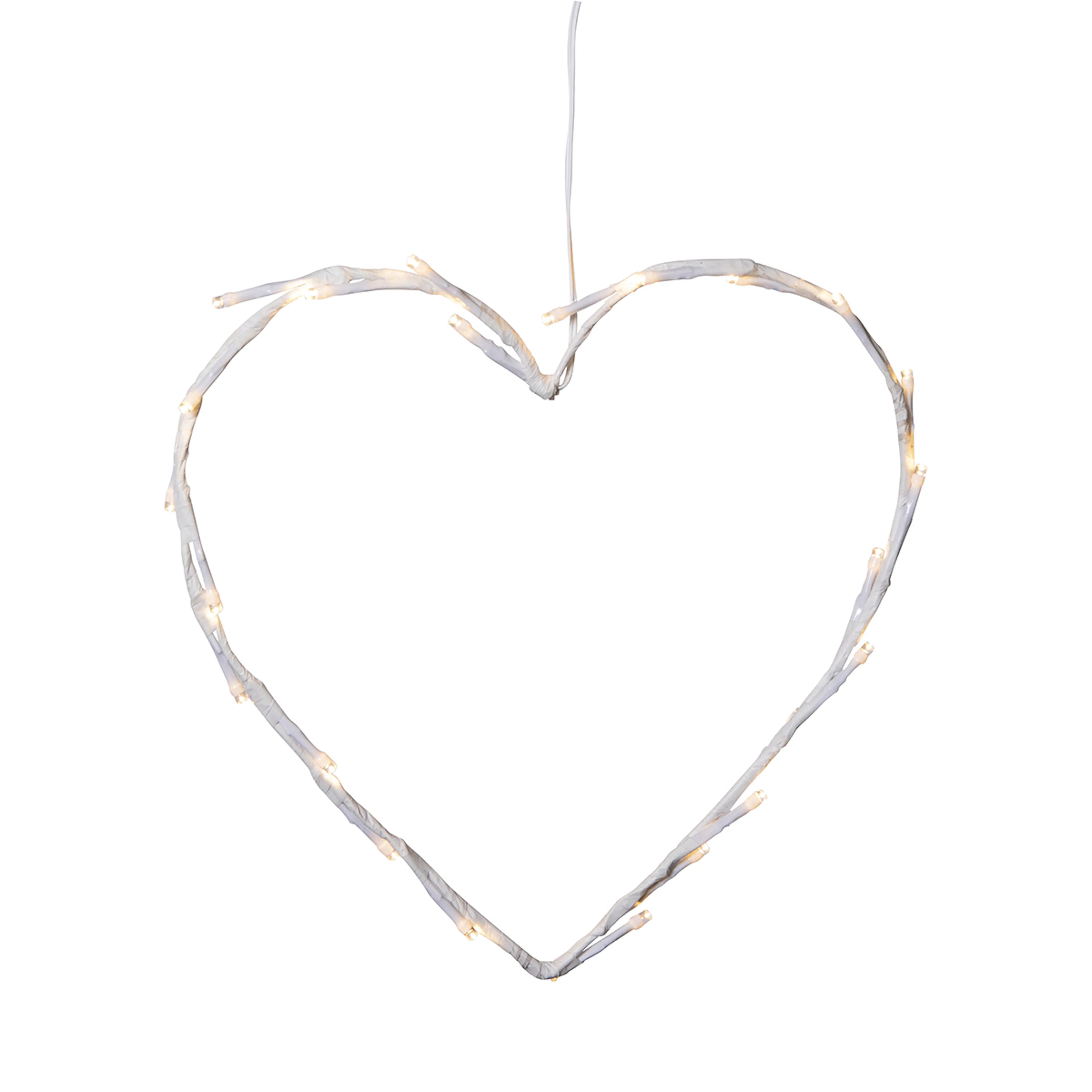 Hängande Dekoration Star Trading Crispy Hjärta LED