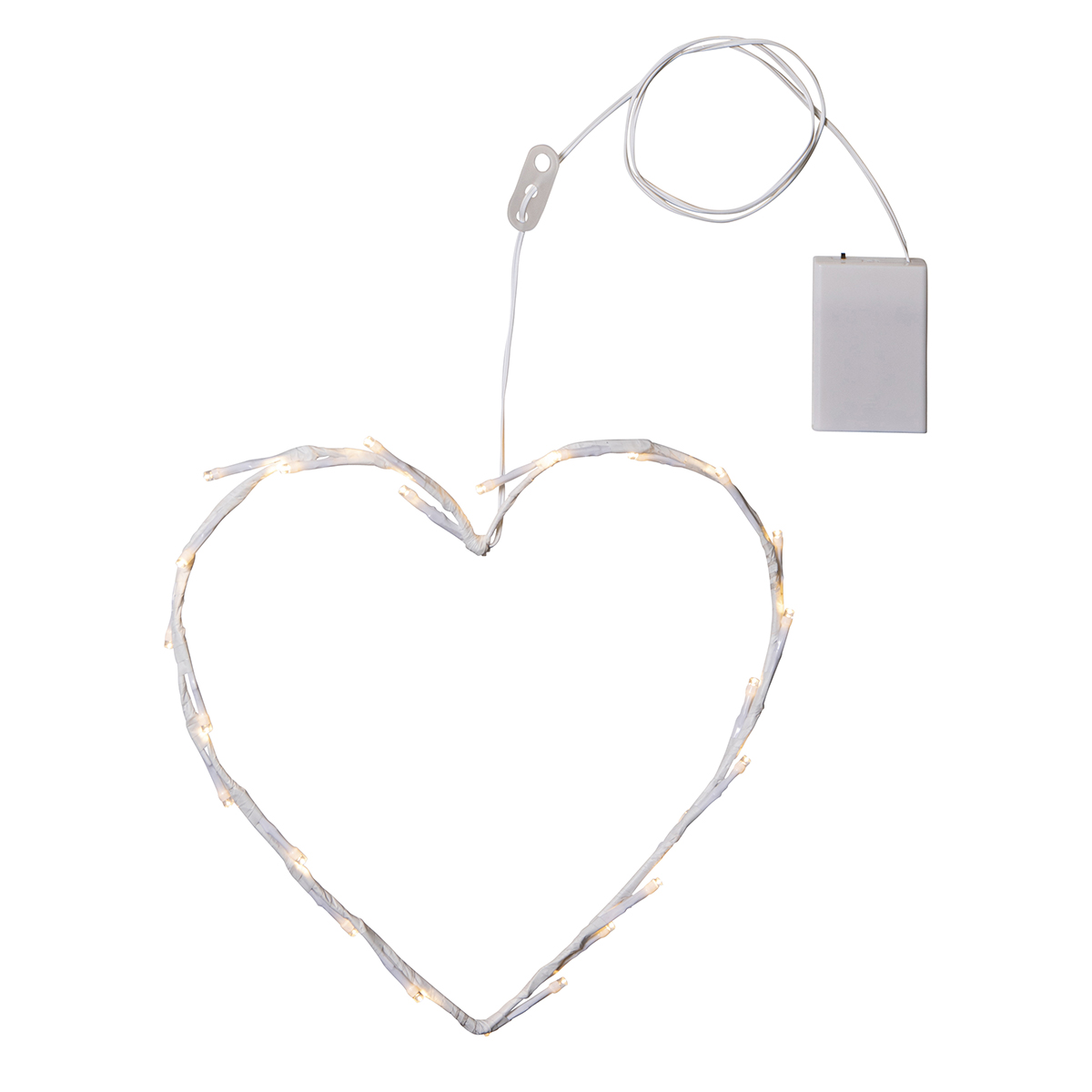 Hängande Dekoration Star Trading Crispy Hjärta LED