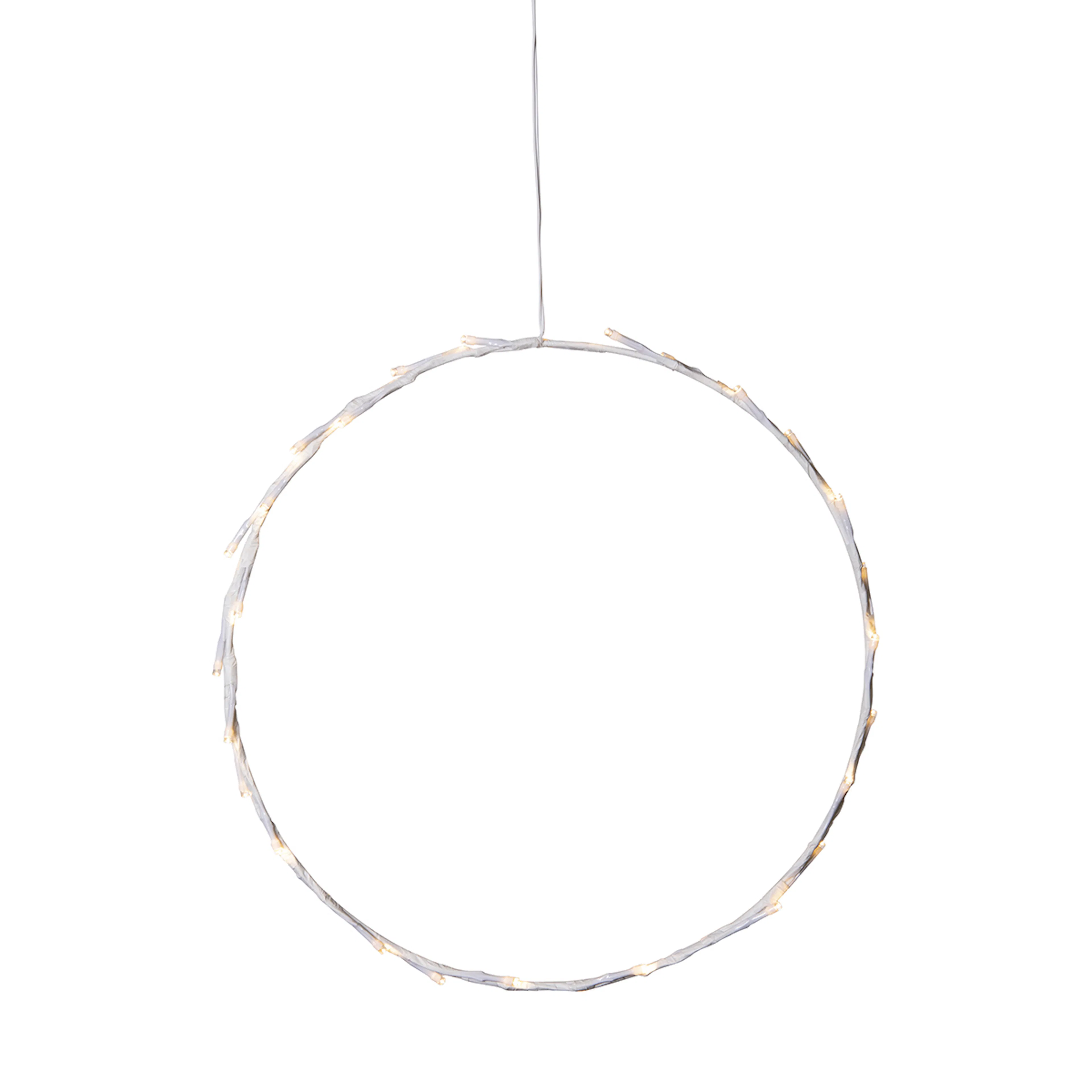 Hängande Dekoration Star Trading Crispy Krans LED