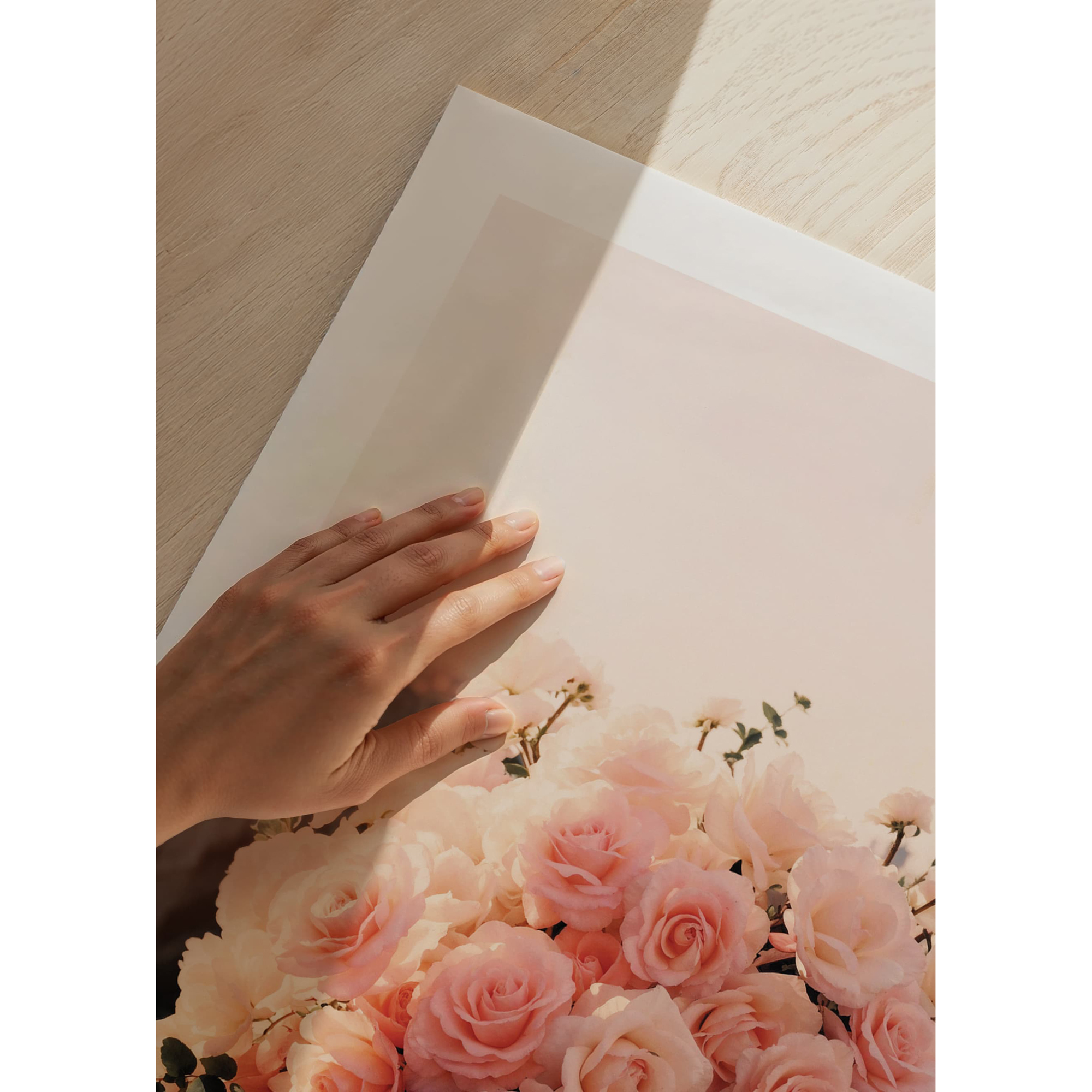 Poster Gallerix Pink Roses Bouquet