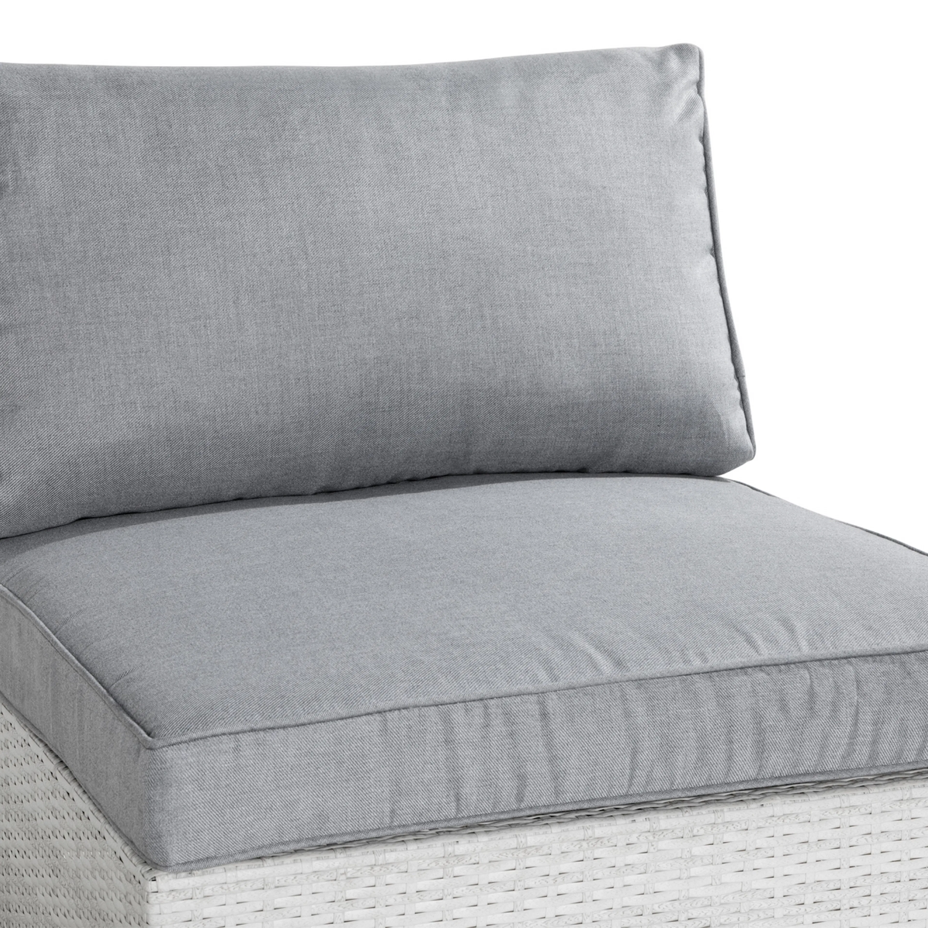 Dynfodral Comfort Garden Till Bahamas Mittmodul Utemöbel, Grå Polyester