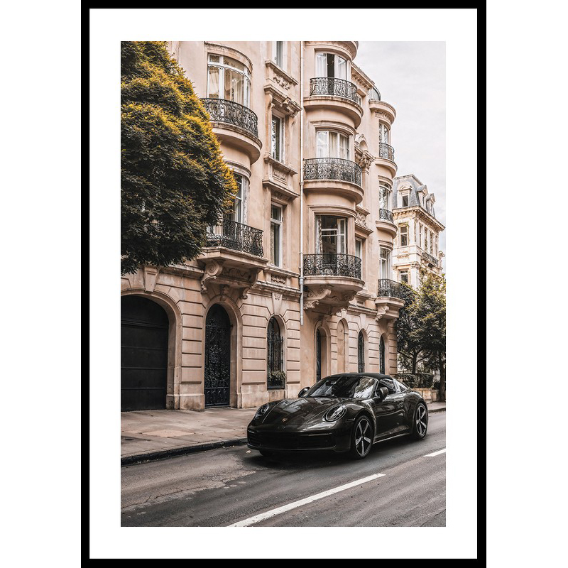 Poster Gallerix Urban Setting Porsche 911 Carrera Cab