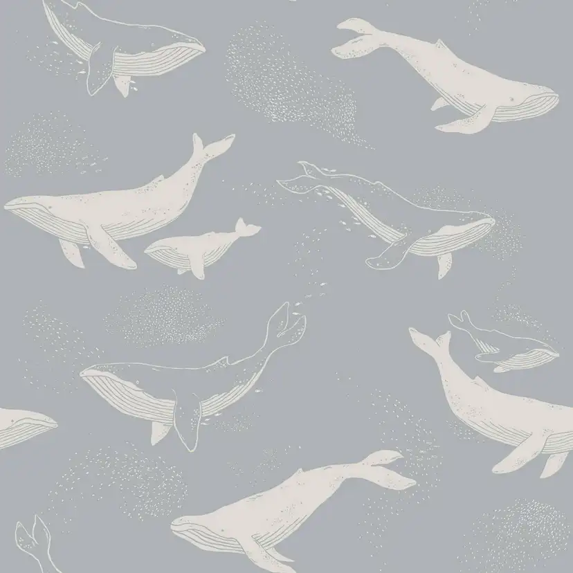 Tapet Boråstapeter Whales 6942