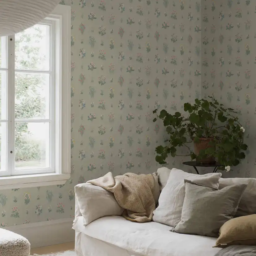 Tapet Boråstapeter Ängsflora 6950