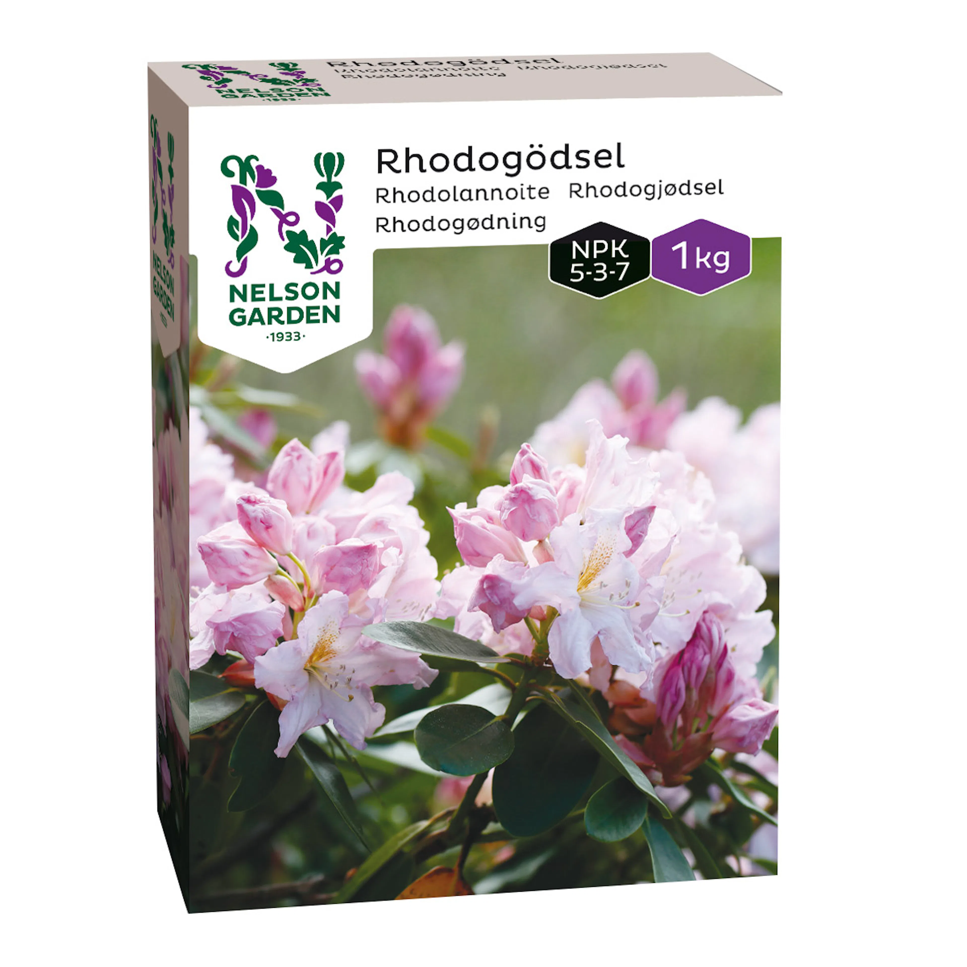 Rhodogödsel Nelson Garden Växtnäring Organisk Mineral till Surjordsväxter 1 kg