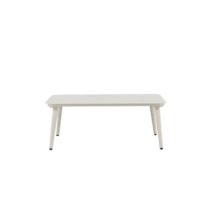 Soffbord Venture Home Lina Beige Utomhusbord Aluminium 90x90cm