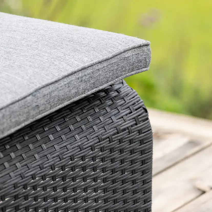 Solsäng Venture Home London Duo, Dubbel Utomhussäng i Konstrotting med Dyna