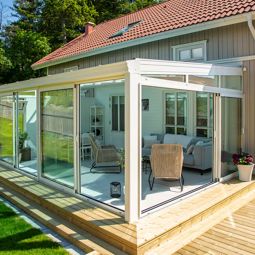 Skjutbart Fönsterparti Novoroom Ultra+ 2-Delat