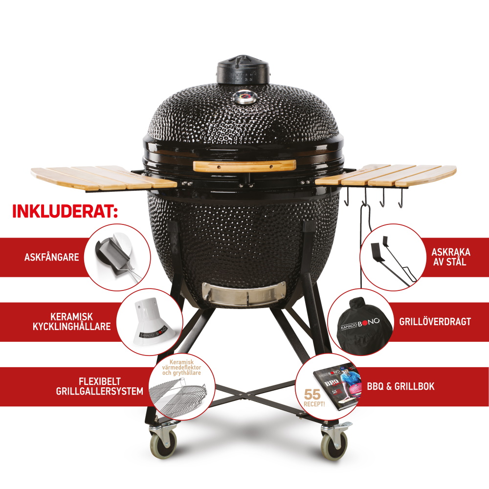 Kolgrill Kamado Bono Limited Svart