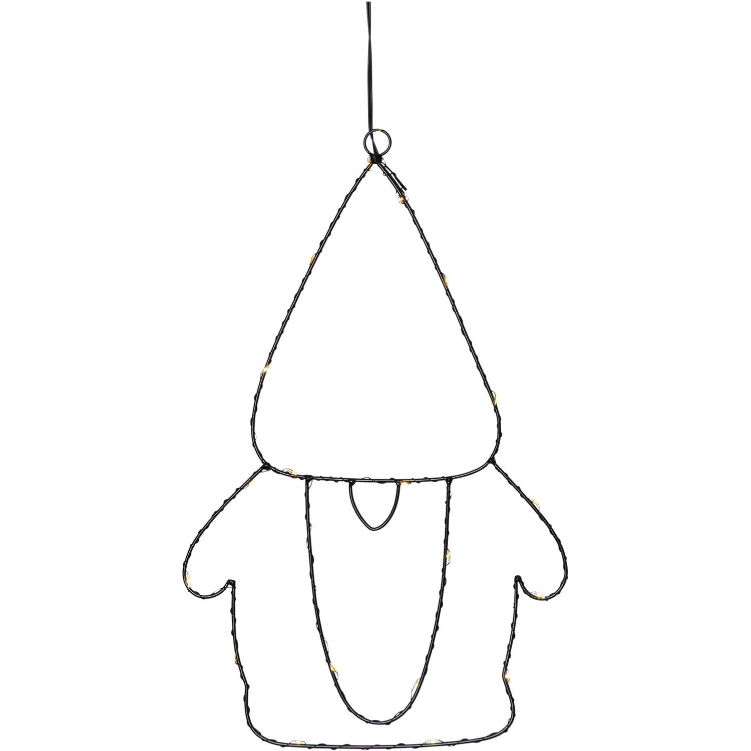 Inomhusdekoration Star Trading Santa Tomte med LED