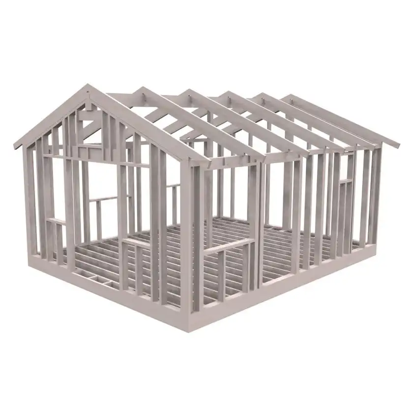 Attefallsstomme Byggstommar 22 grader 6000x4766 mm Färdiga Sektioner