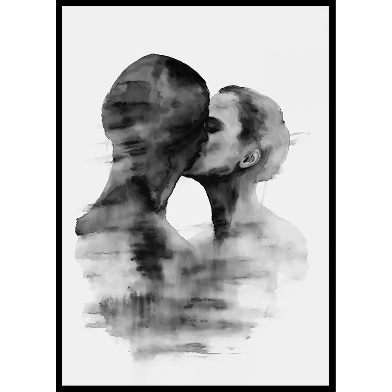 Poster Gallerix Monochrome Kiss