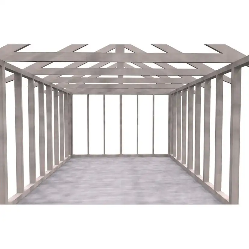 Attefallsstomme Byggstommar 27 grader 7200x3940 mm Färdiga Sektioner