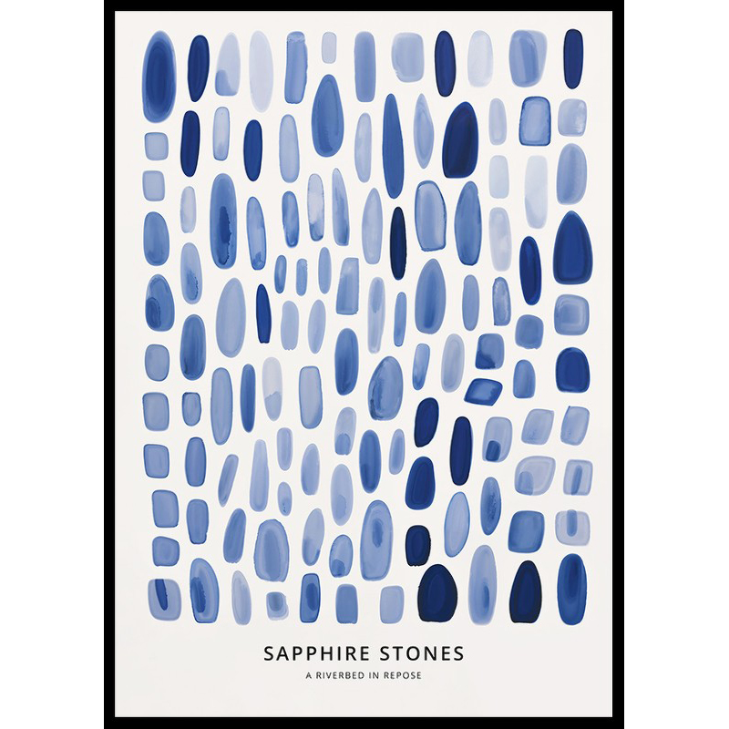 Poster Gallerix Sapphire Stones