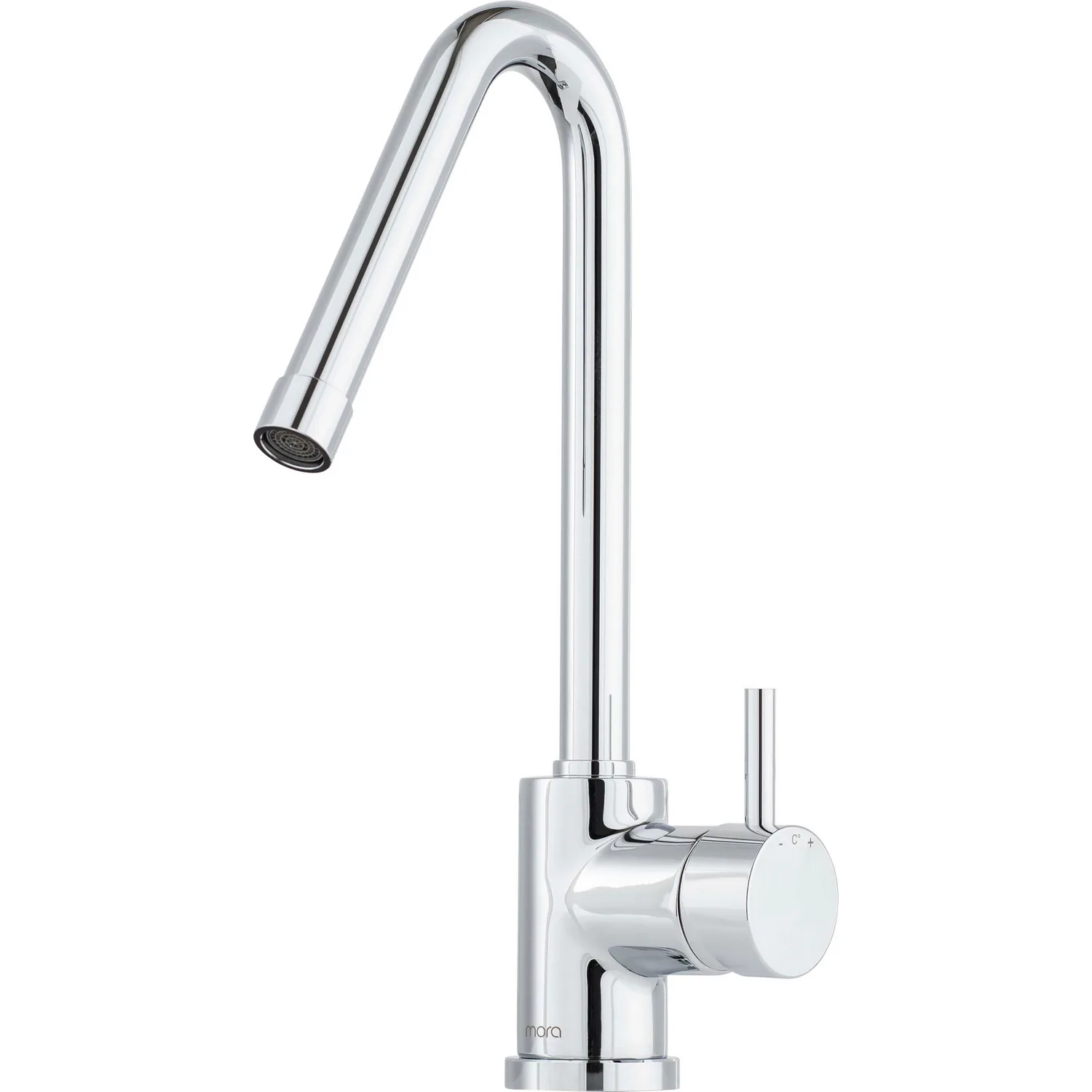 Köksblandare Mora Izzy Regular Engreppsblandare Krom med Svängbar Pip