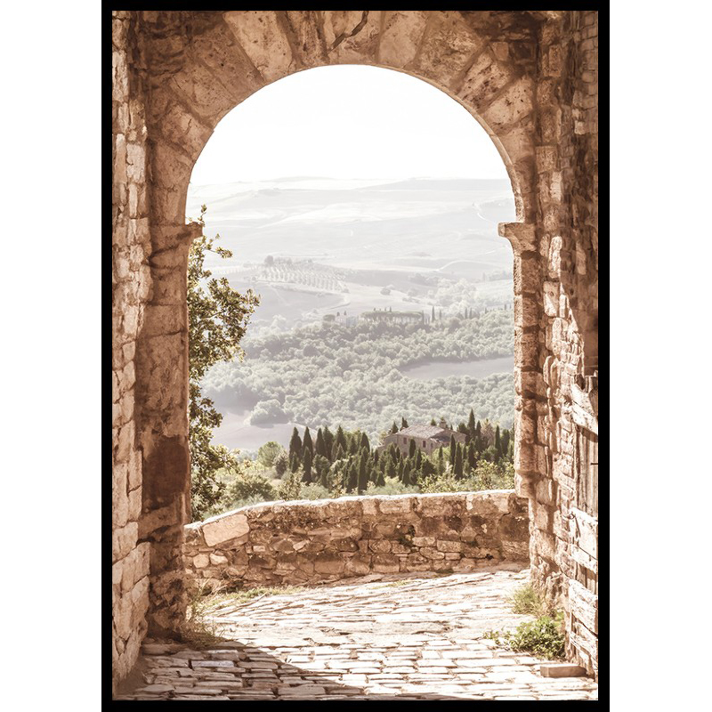 Poster Gallerix Tuscan Archway