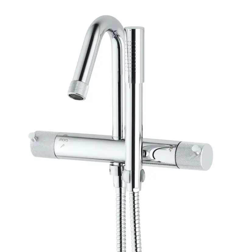 Badkarsblandare Mora Izzy Rock med Handdusch