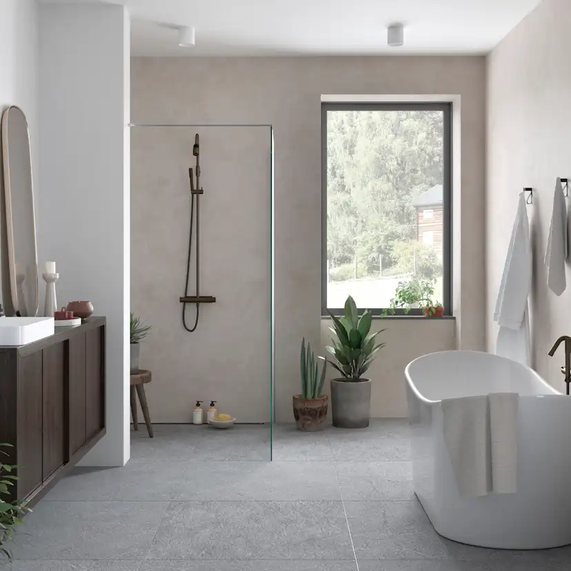 Badkarsblandare Mora Izzy Rustic med Handdusch