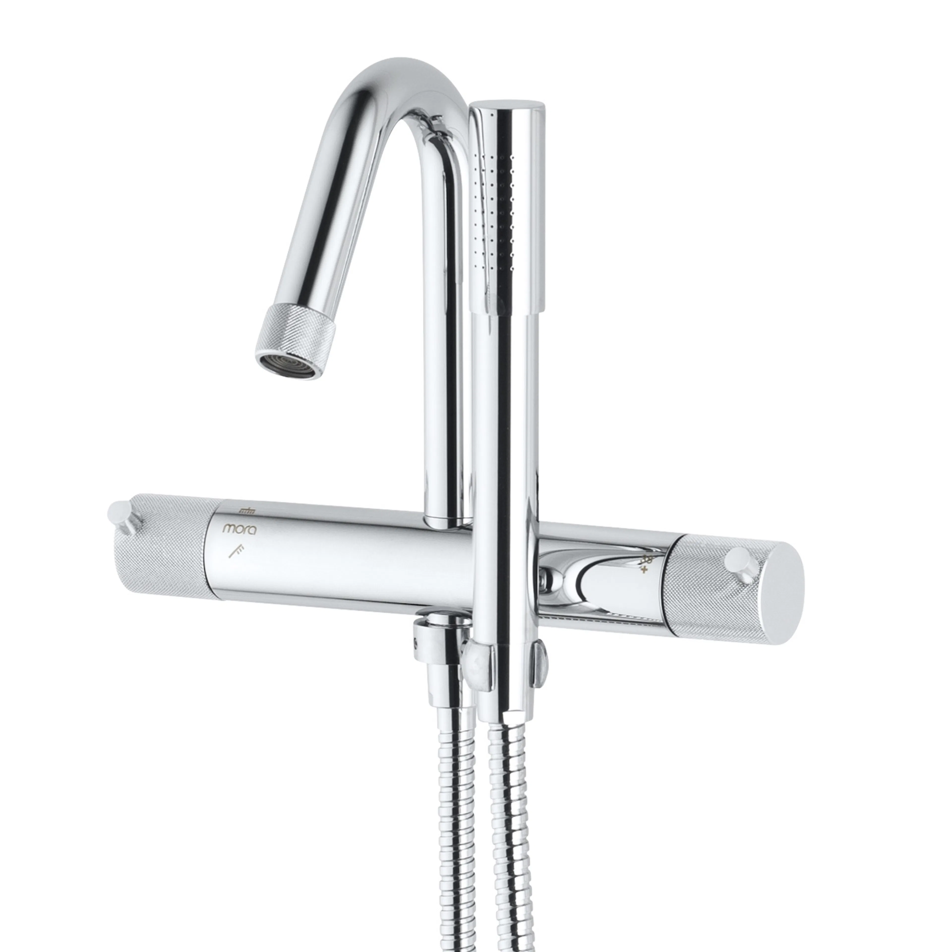 Badkarsblandare Mora Izzy Rock med Handdusch