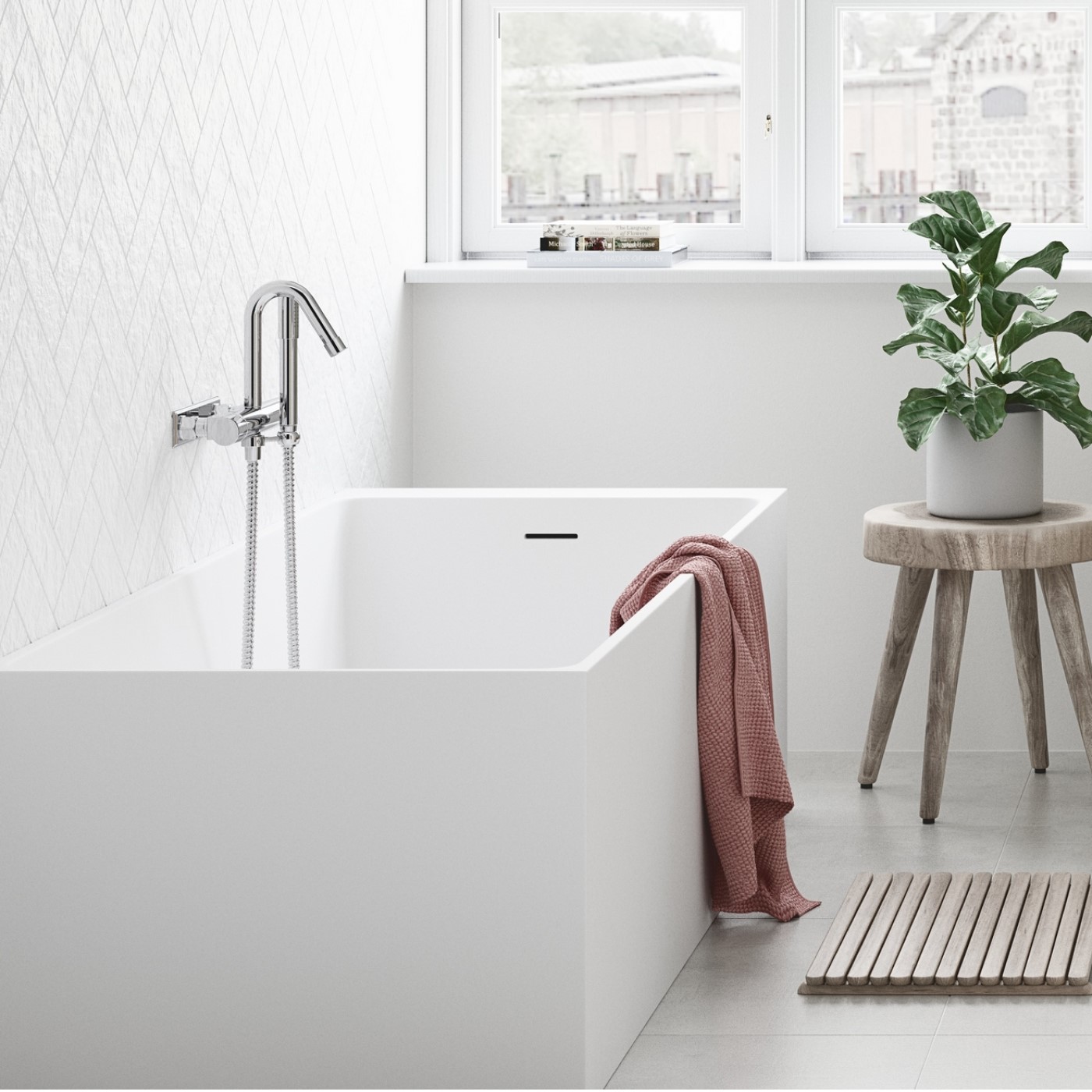 Badkarsblandare Mora Izzy Regular med Handdusch