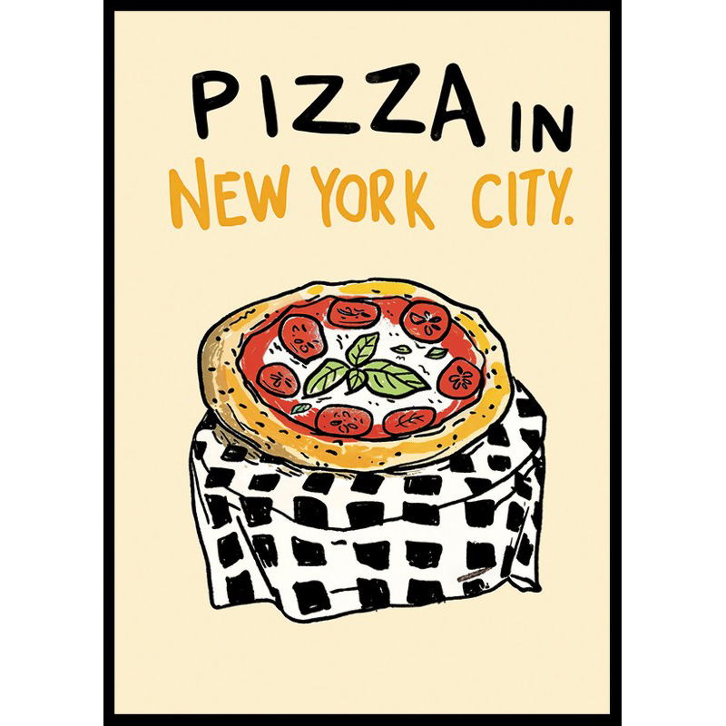 Poster Gallerix Pizza In New York