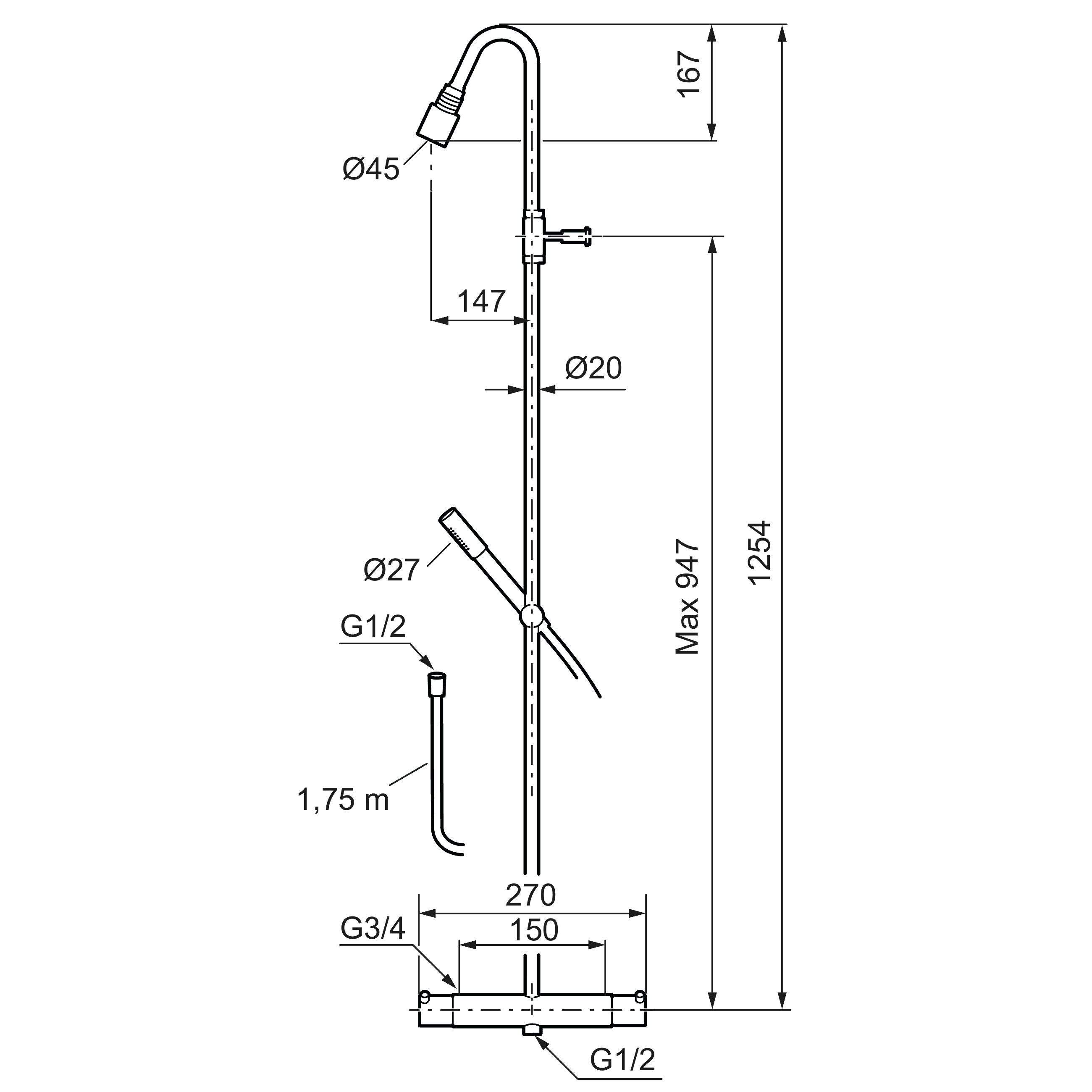 Takduschset Mora Izzy Regular