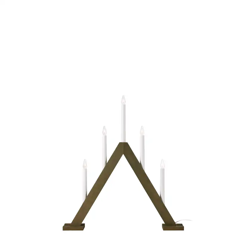 Adventsljusstake Markslöjd Ariele Träljusstake 5 Ljus