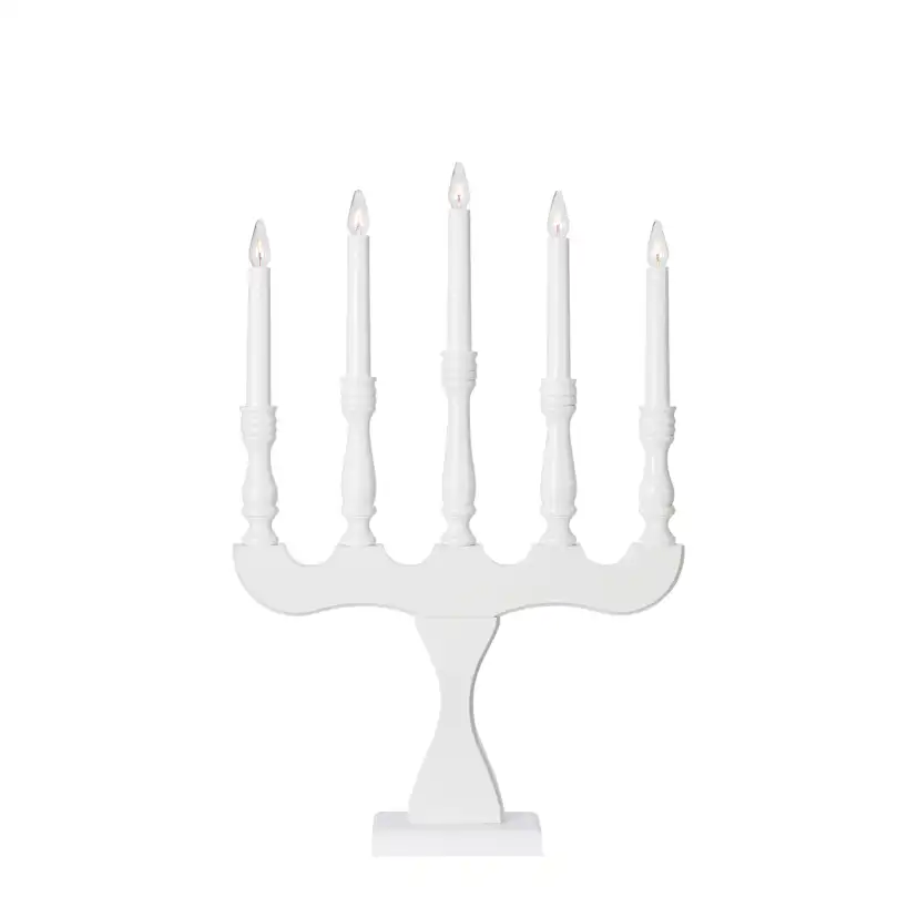 Adventsljusstake Markslöjd Svaneholm Träljusstake 5 Ljus