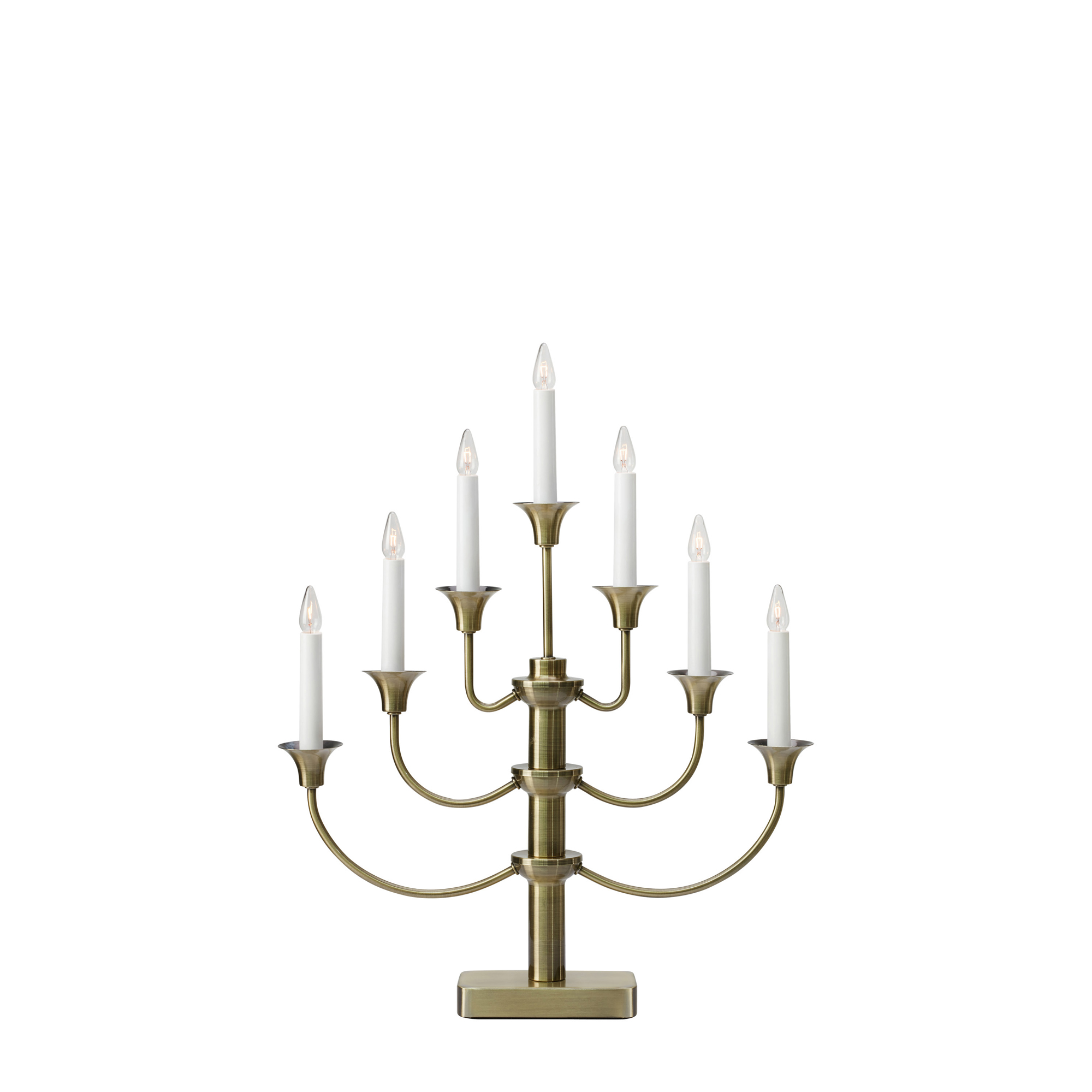 Adventsljusstake Markslöjd Gylling Mässing 7 Ljus