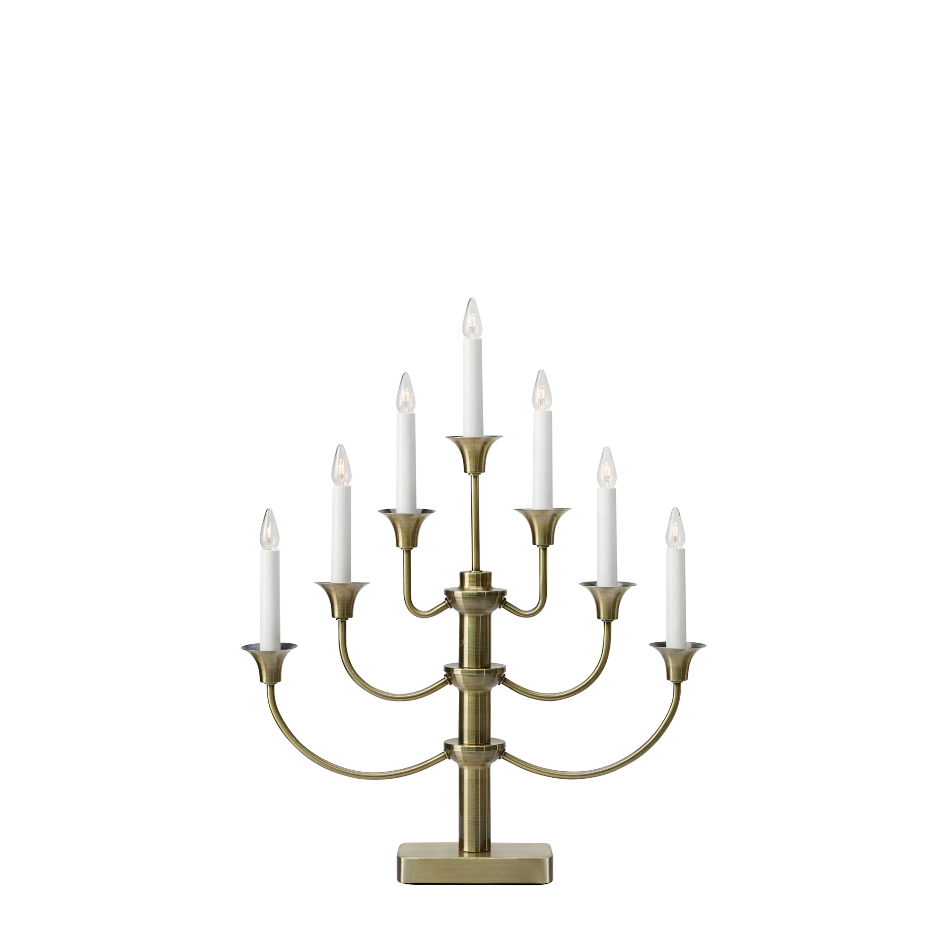 Adventsljusstake Markslöjd Gylling Mässing 7 Ljus