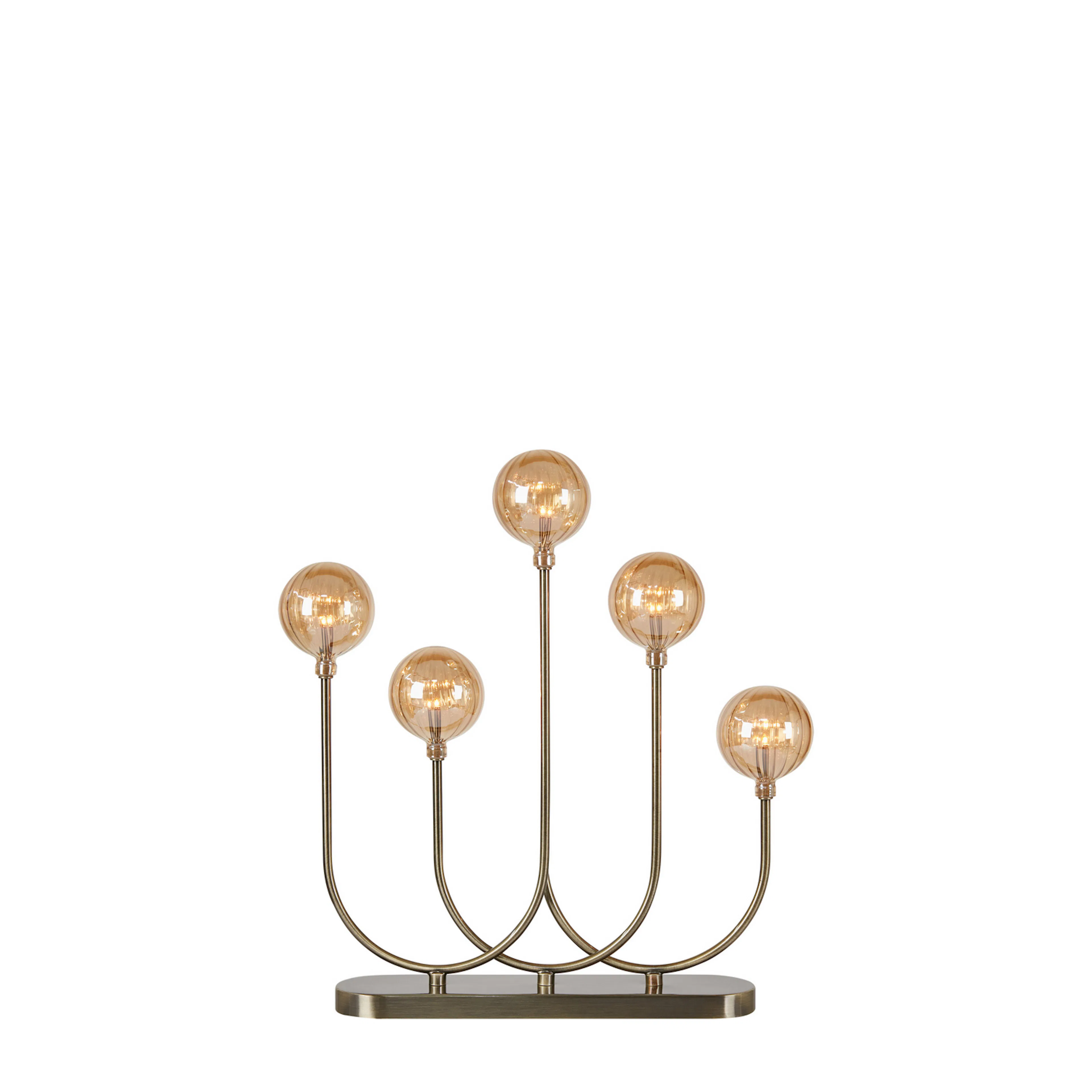 Adventsljusstake Markslöjd Soro Ljusstake med Glaskupor 5 Ljus