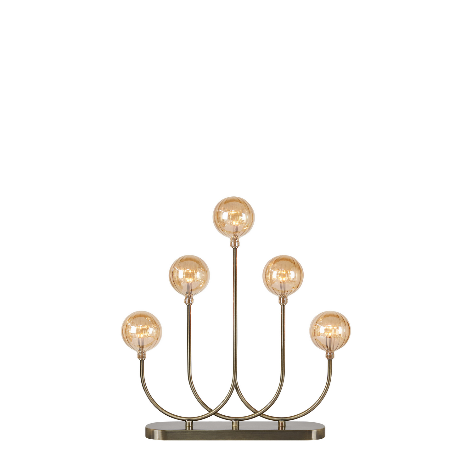 Adventsljusstake Markslöjd Enys Ljusstake med Glaskupor 5 Ljus