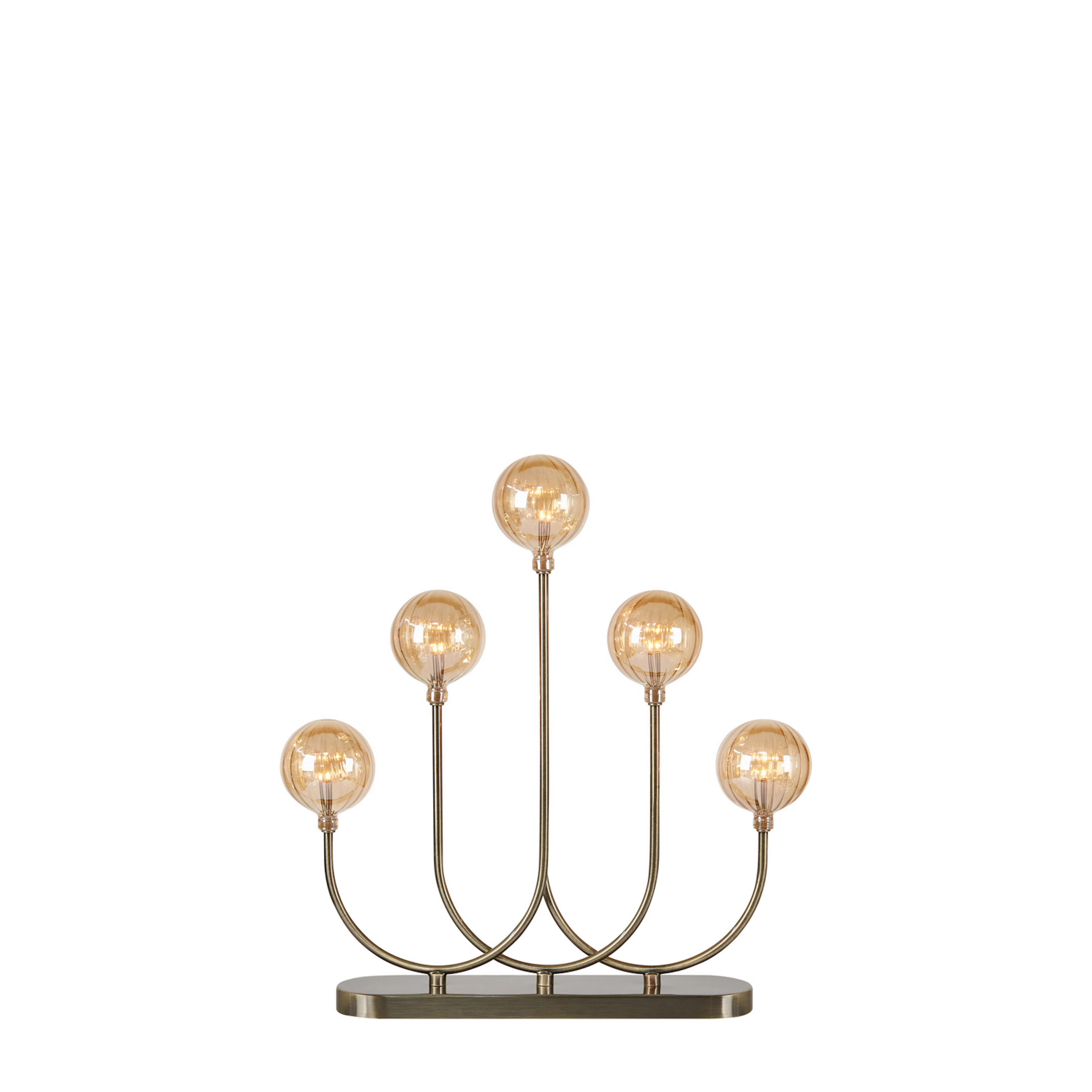 Adventsljusstake Markslöjd Enys Ljusstake med Glaskupor 5 Ljus