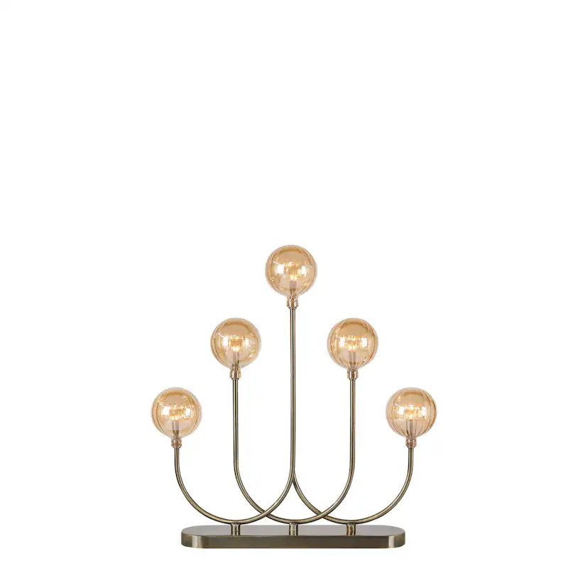 Adventsljusstake Markslöjd Enys Ljusstake med Glaskupor 5 Ljus