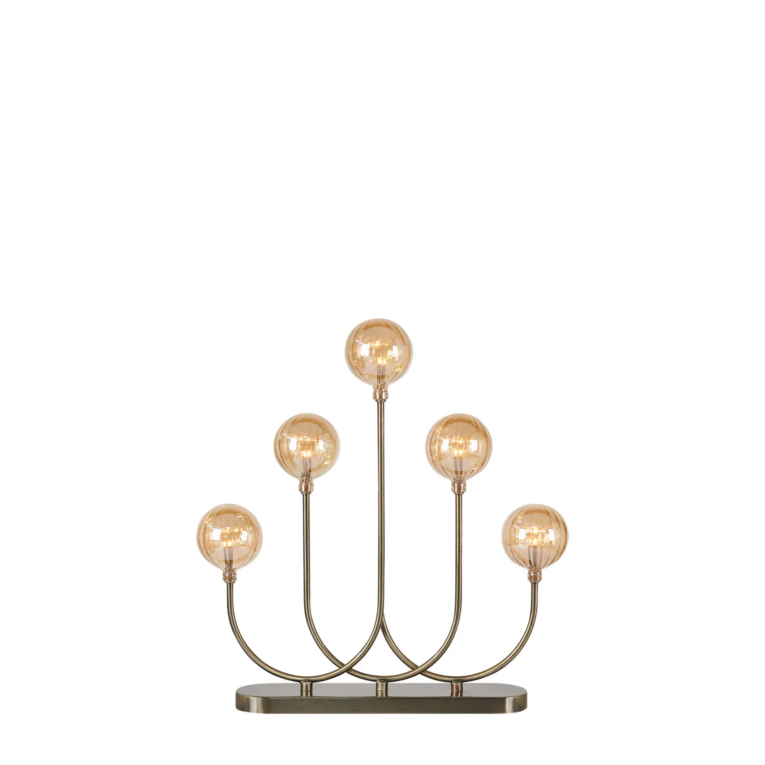 Adventsljusstake Markslöjd Enys Ljusstake med Glaskupor 5 Ljus