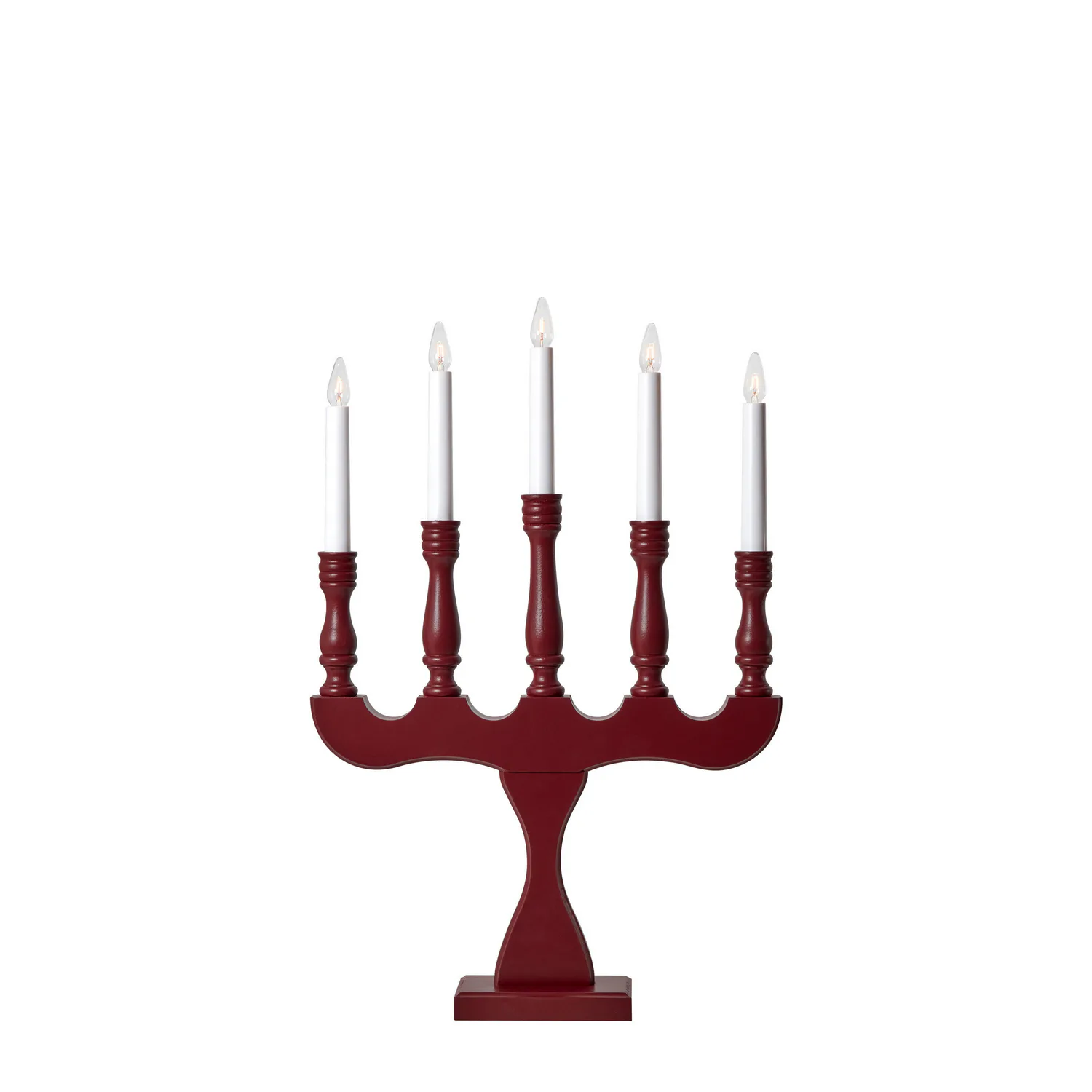 Adventsljusstake Markslöjd Svaneholm Träljusstake 5 Ljus