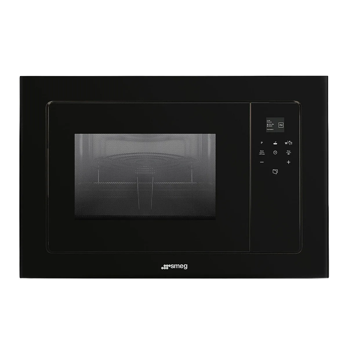 Mikrovågsugn Smeg FMI120B3 Svart med Grill och Thermoventilation