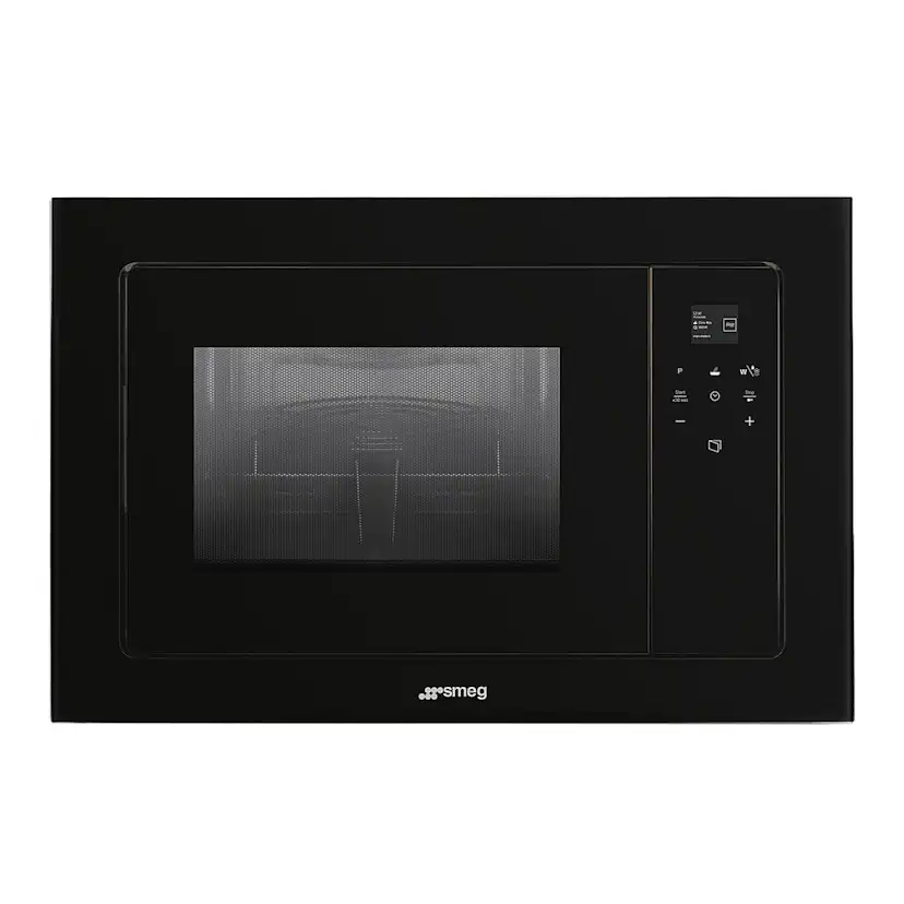 Mikrovågsugn Smeg FMI120B3 Svart med Grill och Thermoventilation