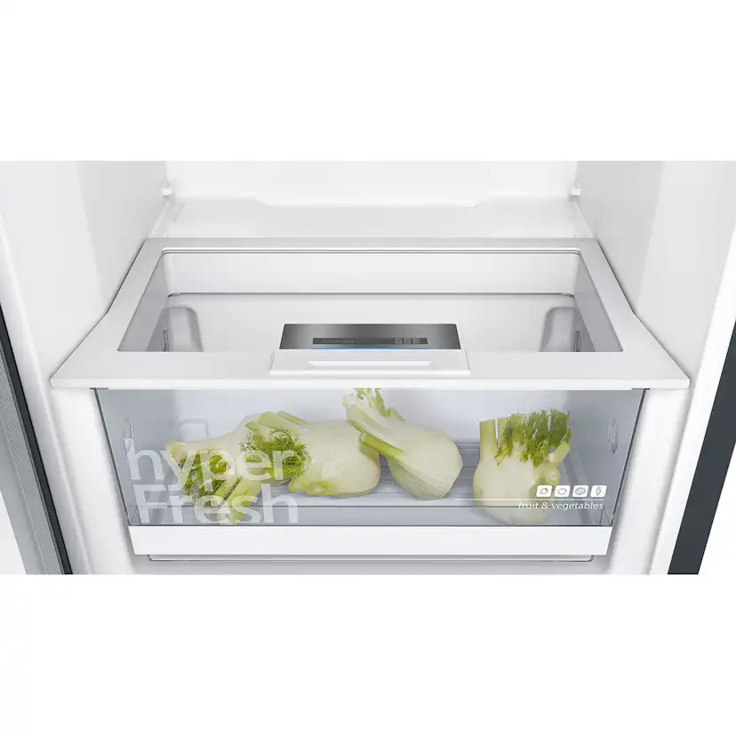 Fristående Kylskåp Siemens KS36VVXDP iQ300 Black Steel med LED-belysning